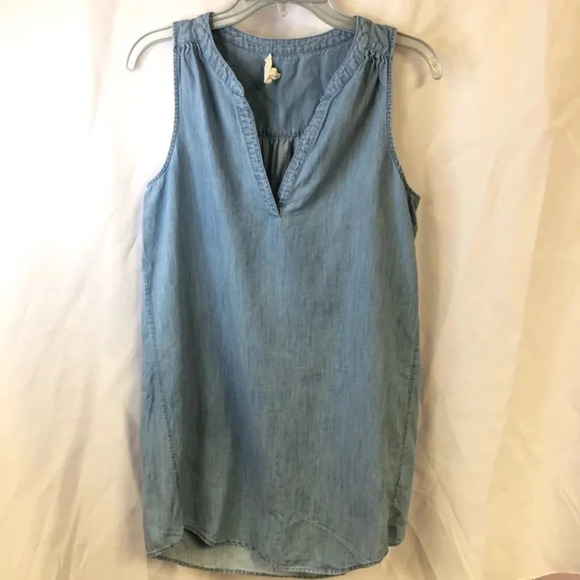 Soft Joie Crissle Chambray Shift Dress S - Picture 3 of 10